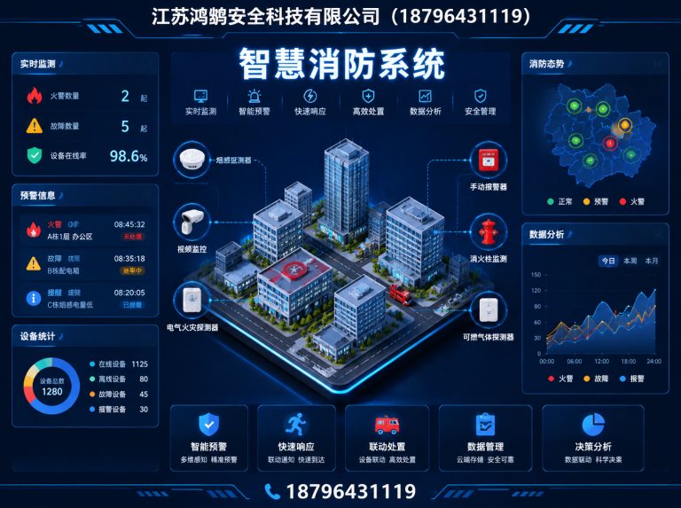 株洲智慧消防系统展示图