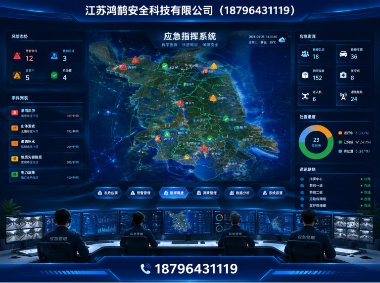 株洲应急指挥系统展示图
